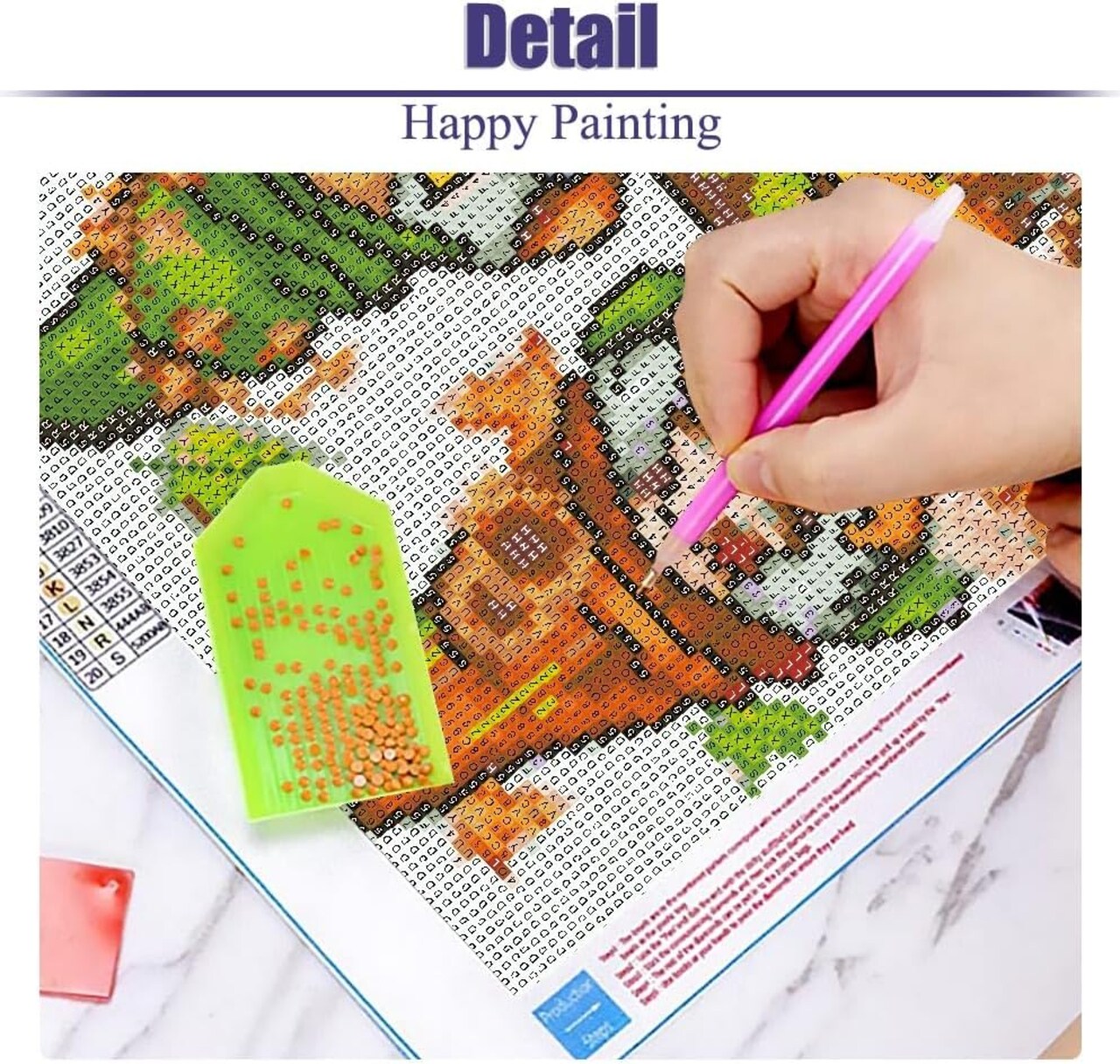 Diamond Art Kits for Adults - Fall Diamond Painting for Beginners, Diamond Dots Round 5D Full Drill Paint with Diamonds Pictures Gem Art Painting Kits DIY Crafts Kits Gnome 12x16inch